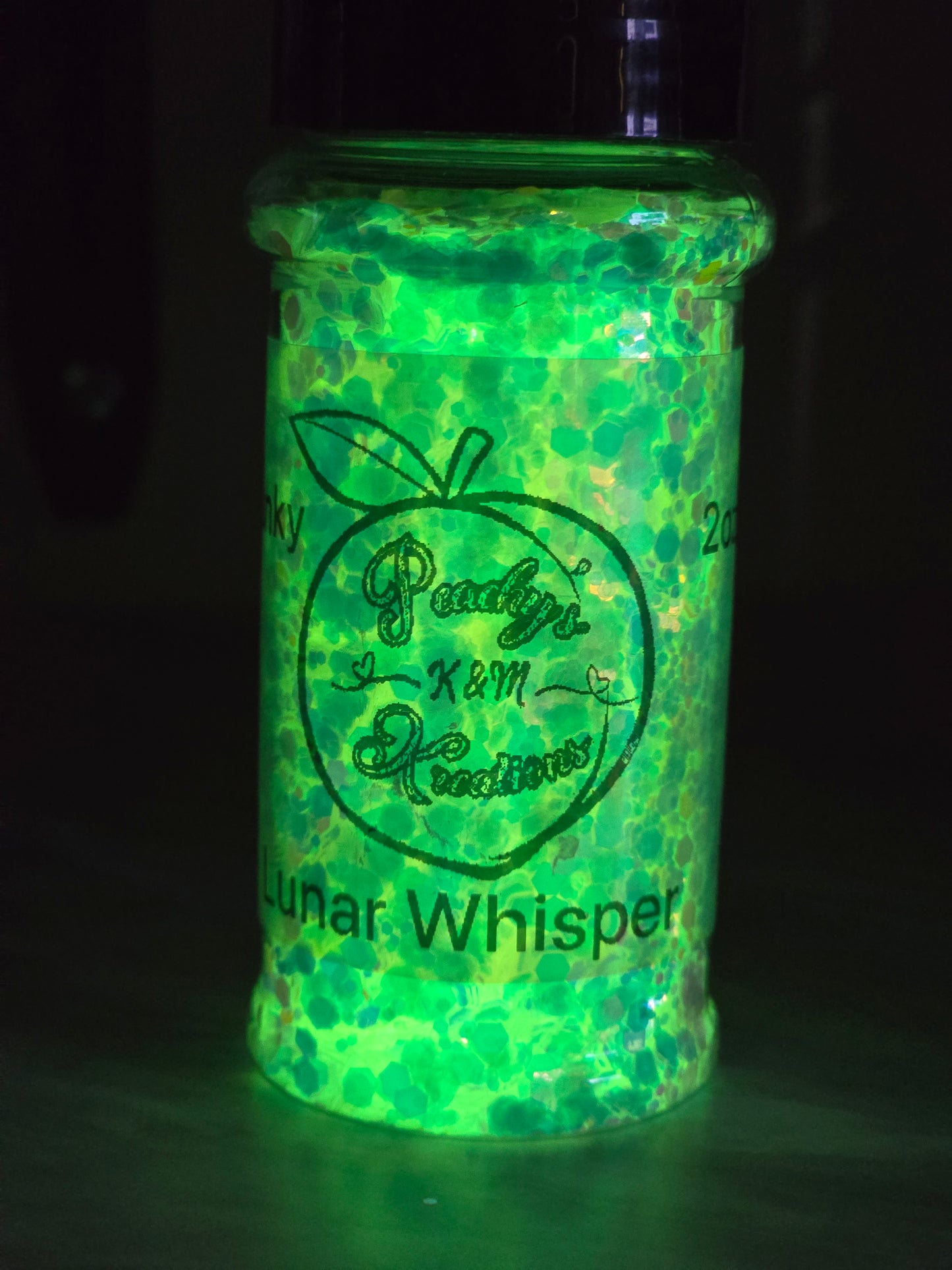 Lunar whisper glow glitter