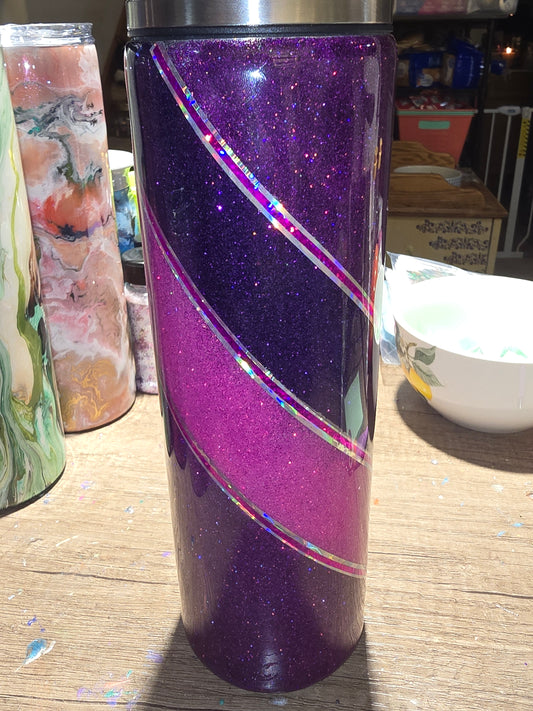 30 oz glitter slurpie tumbler