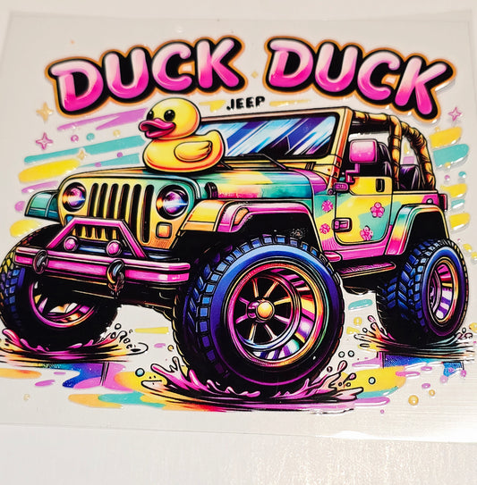 XL3 duck duck jeep uvdtf