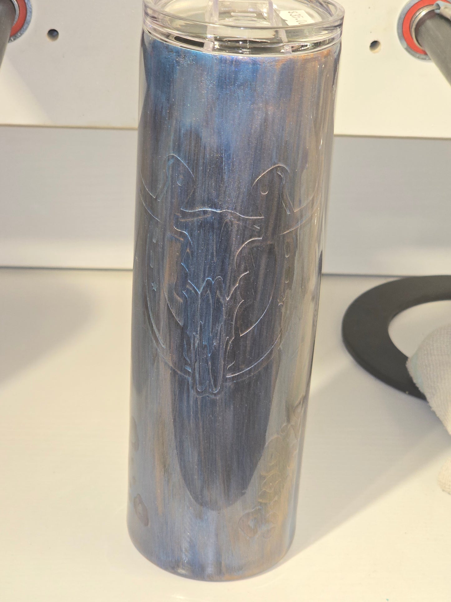 30 oz cowgirl distressed icing tumbler