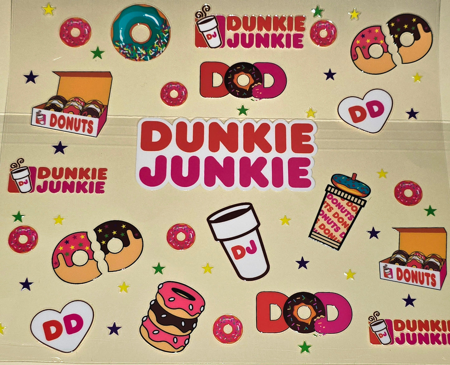 Dunkin's uvdtf wrap