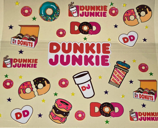 Dunkin's uvdtf wrap
