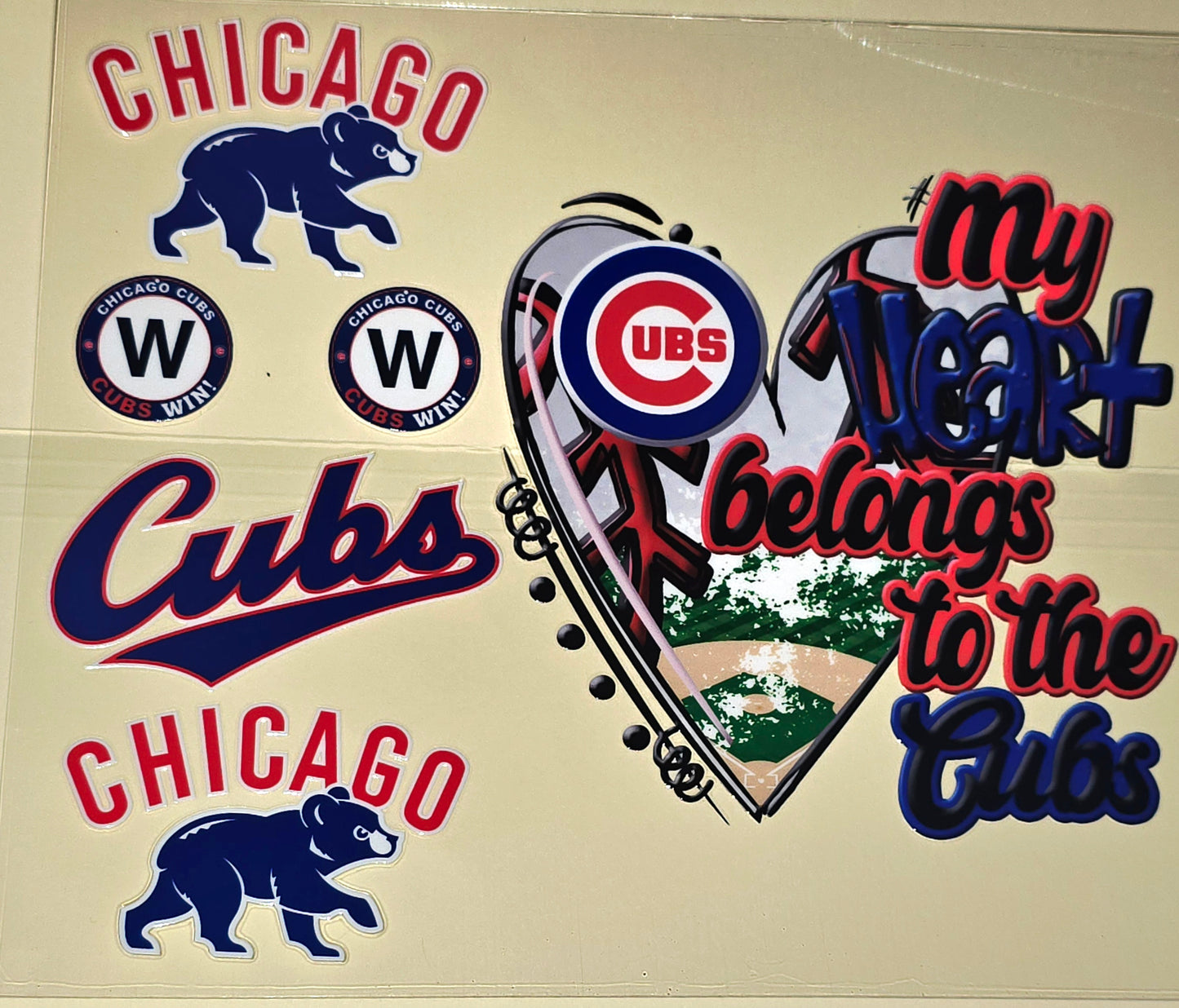 Cubbies uvdtf wrap