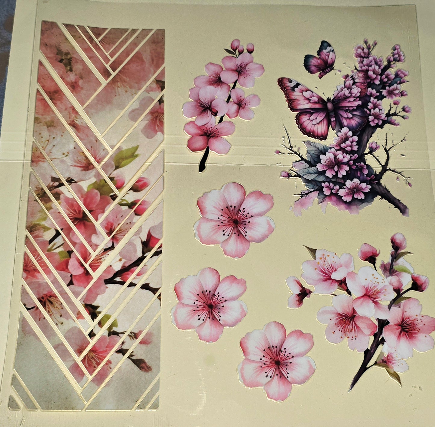 Cherry blossoms element sheet
