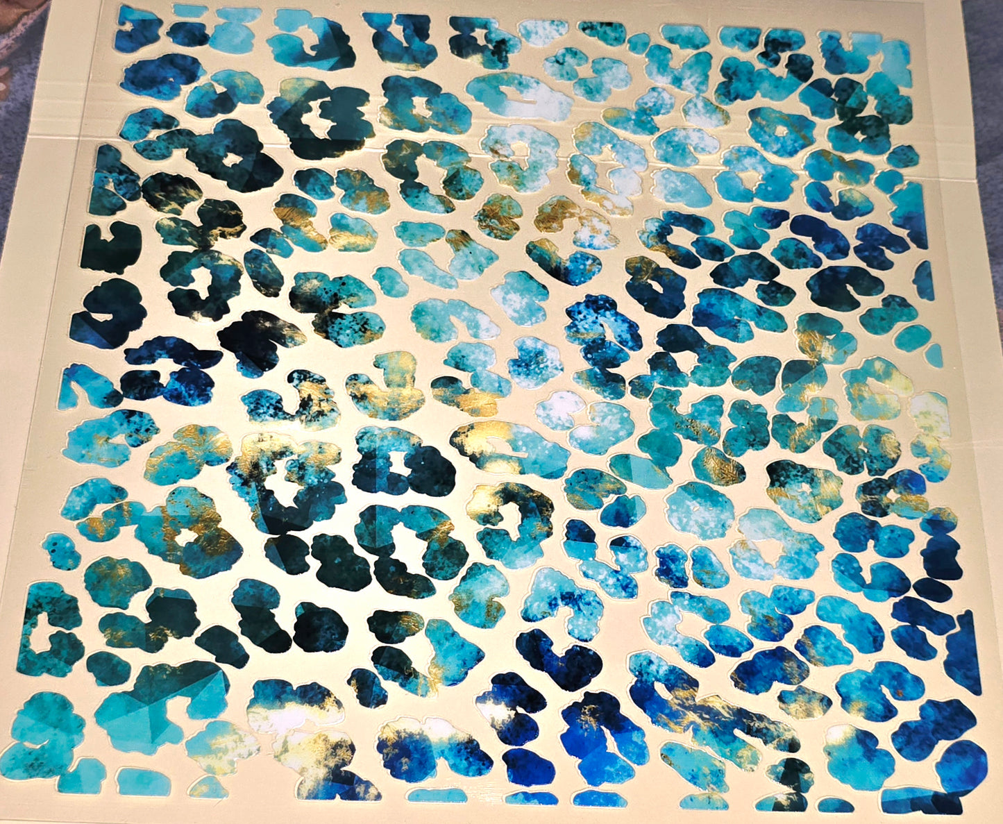 Leopard print element uvdtf sheet