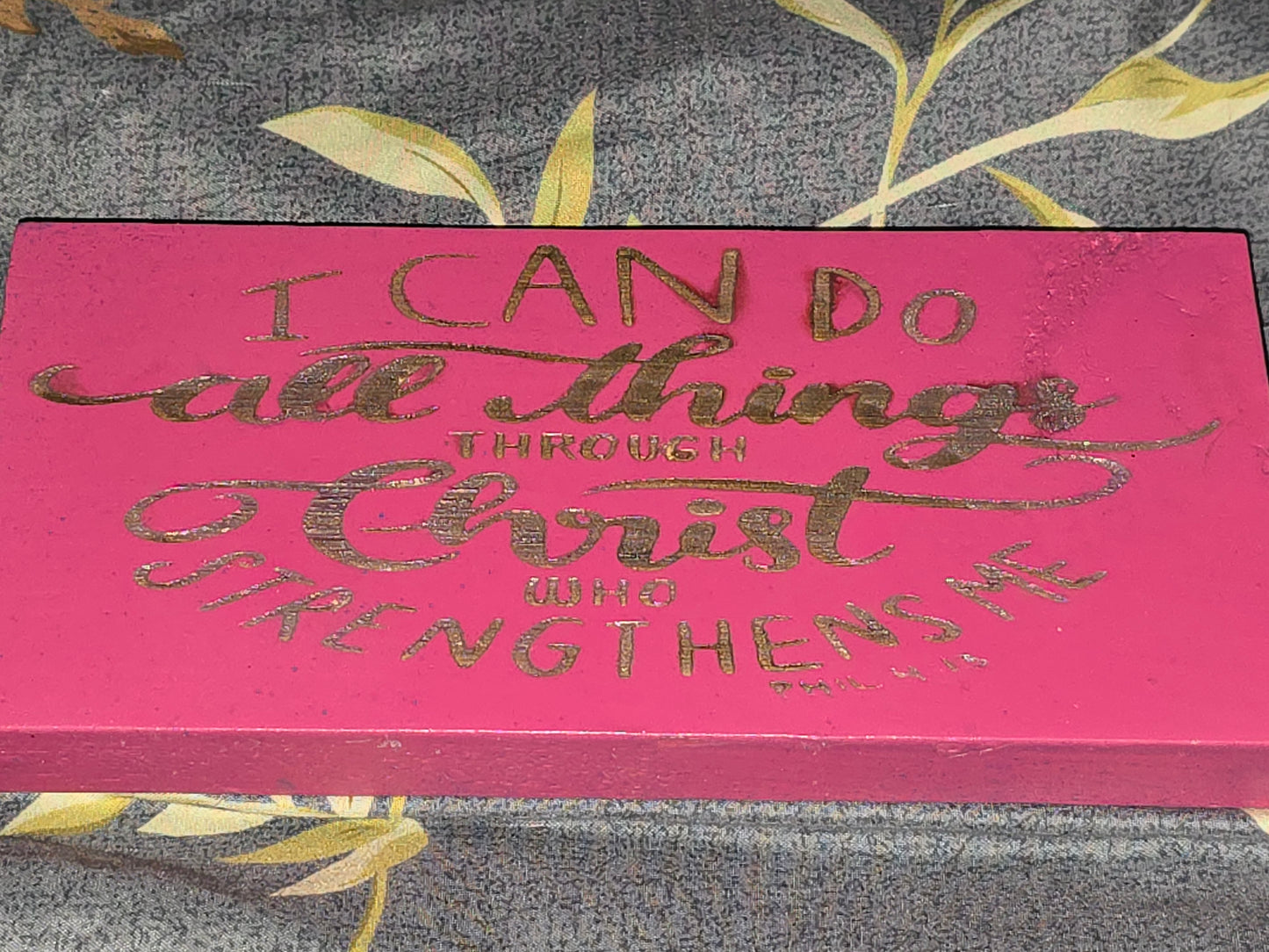I can do all things plaque