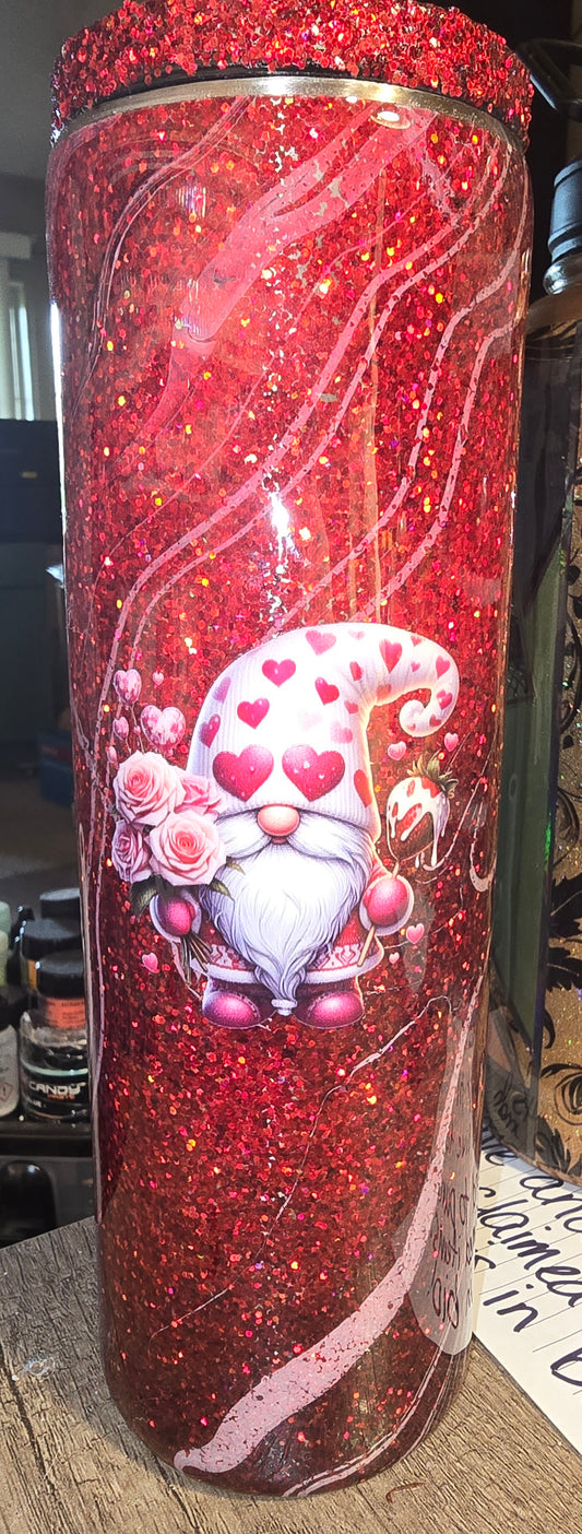 30 oz slurpie glittered hydro dipped tumbler