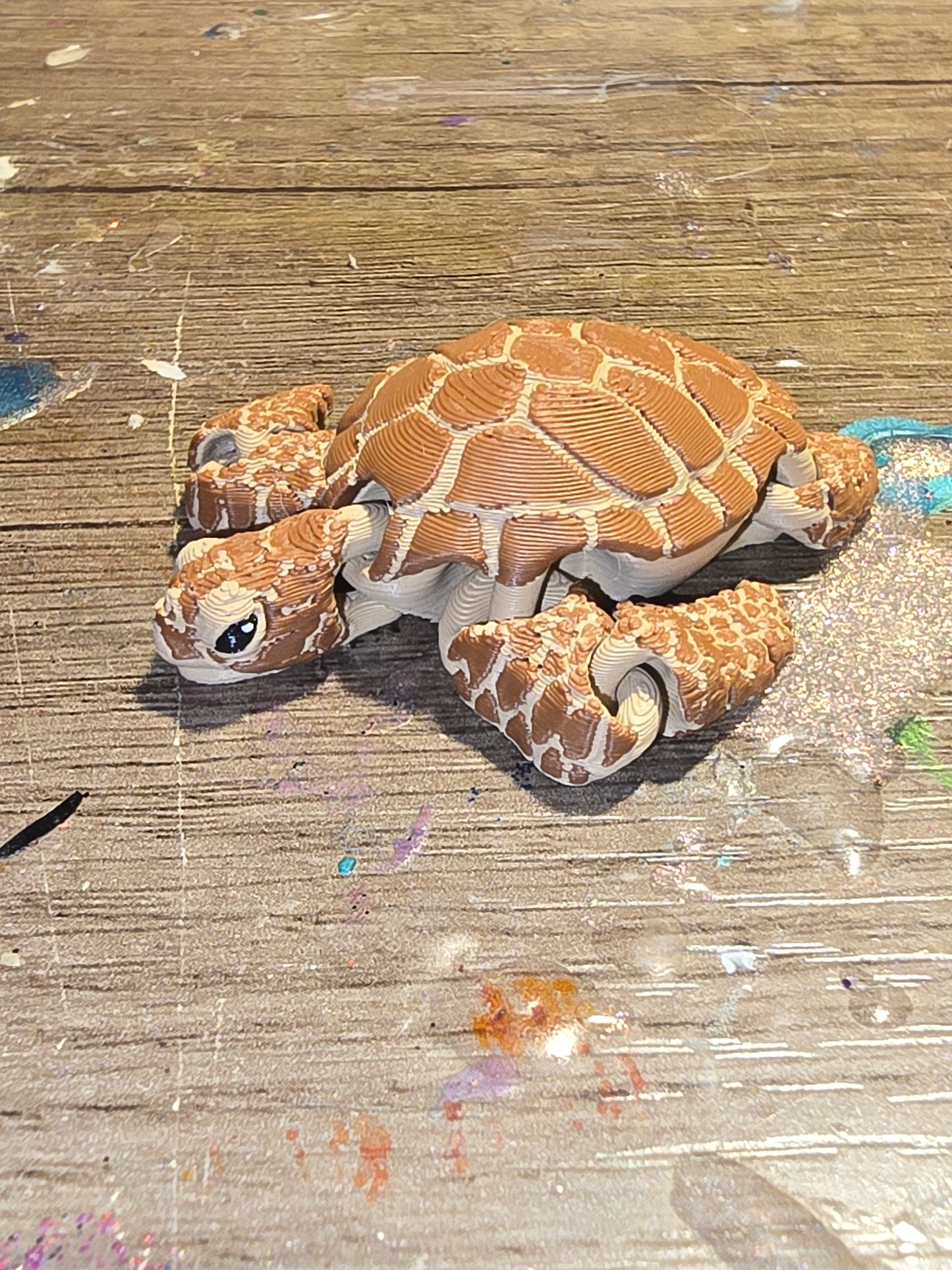 3d baby sea turtle