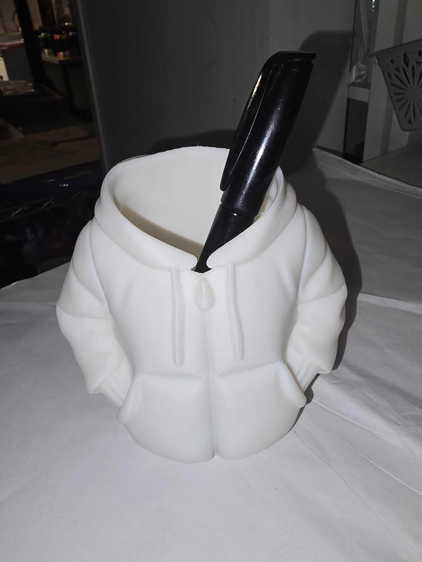 Hoodie pen holder