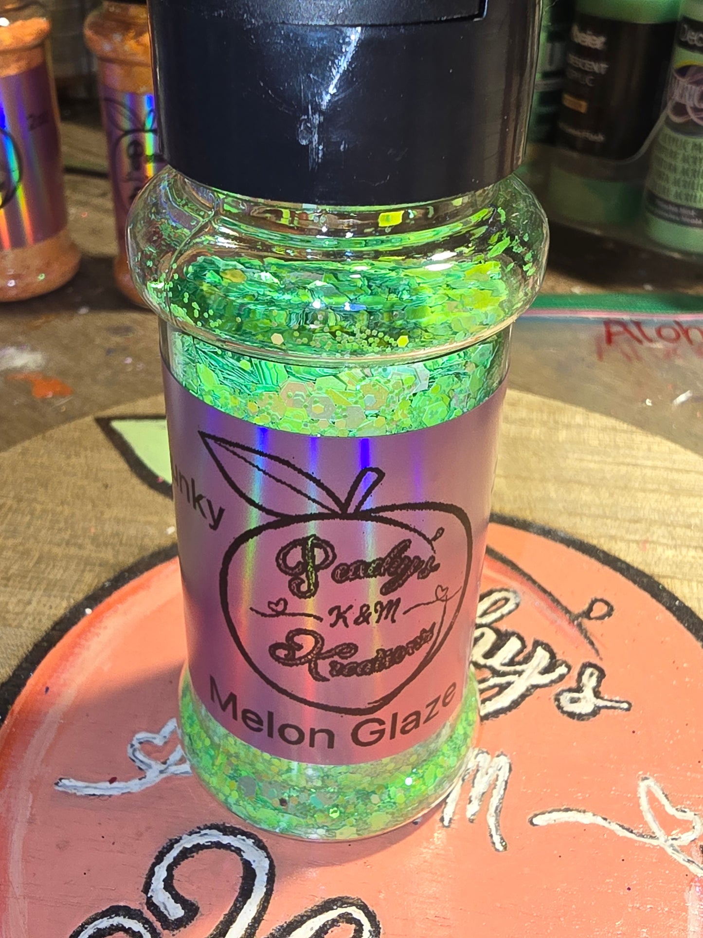 Melon Glaze chunky glitter