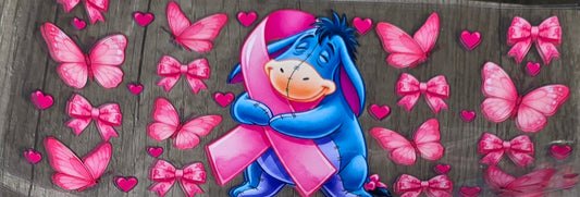 Breast cancer pooh and friends 16 oz uvdtf wraps