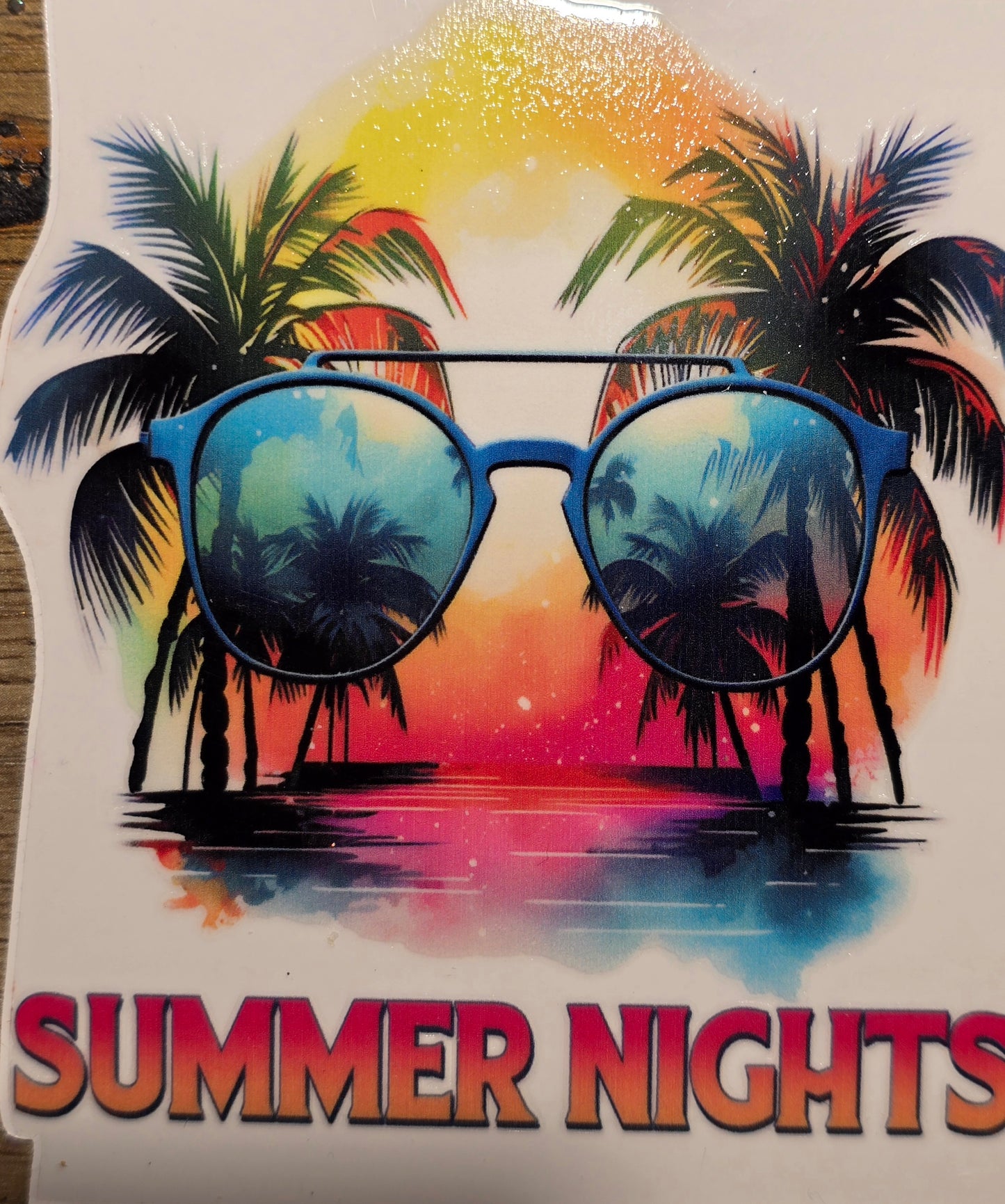 L4 Back to the 80's clear UV DTF
