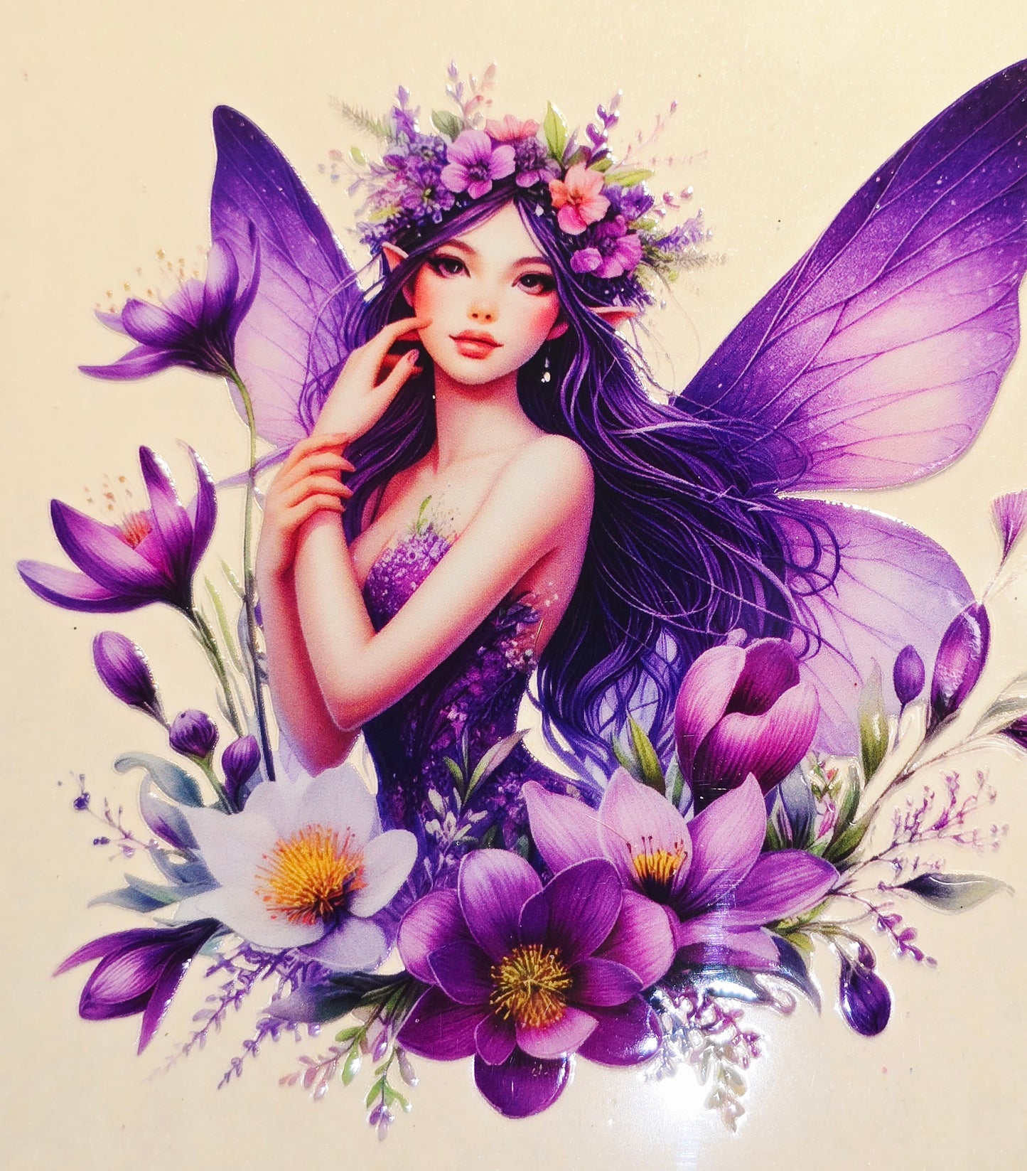 XL6 purple winged fairy uvdtf
