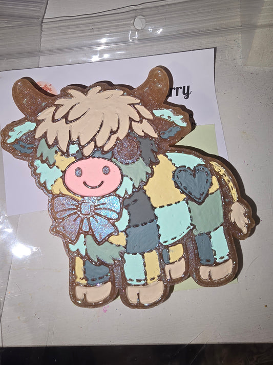Heidi's patchwork cow freshie