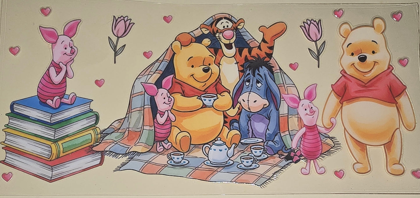Pooh and friends uvdtf wrap