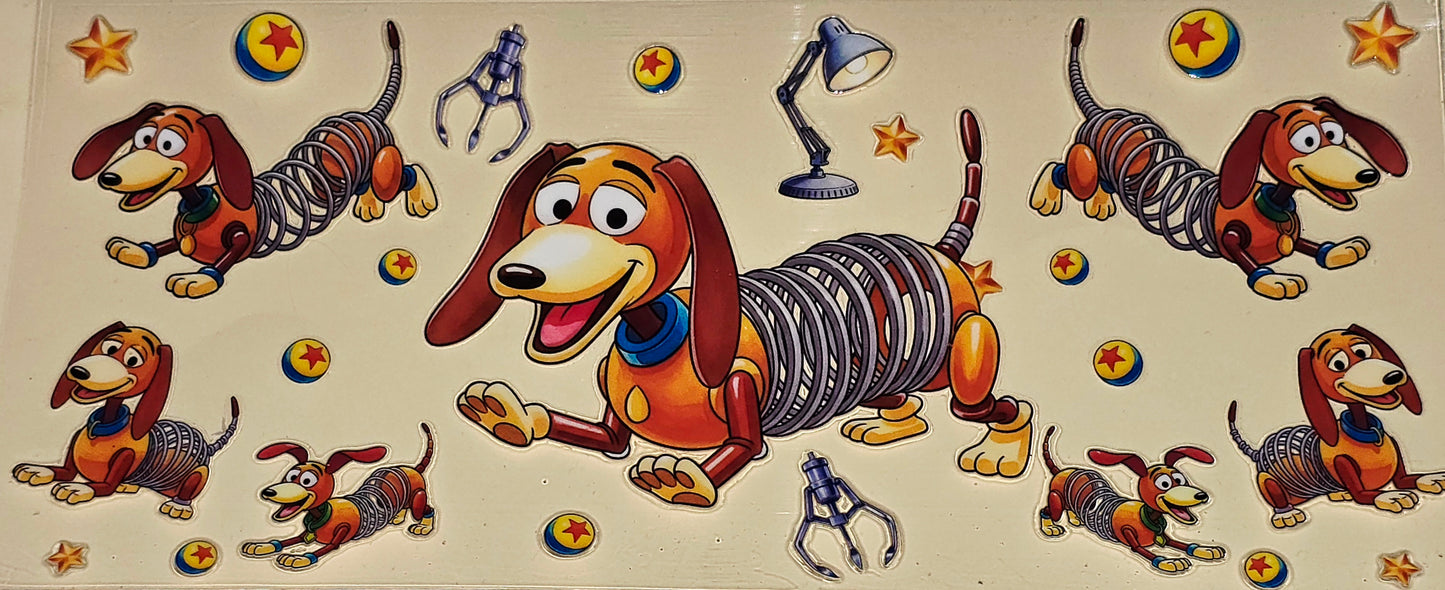 Stretchy dog uvdtf wrap