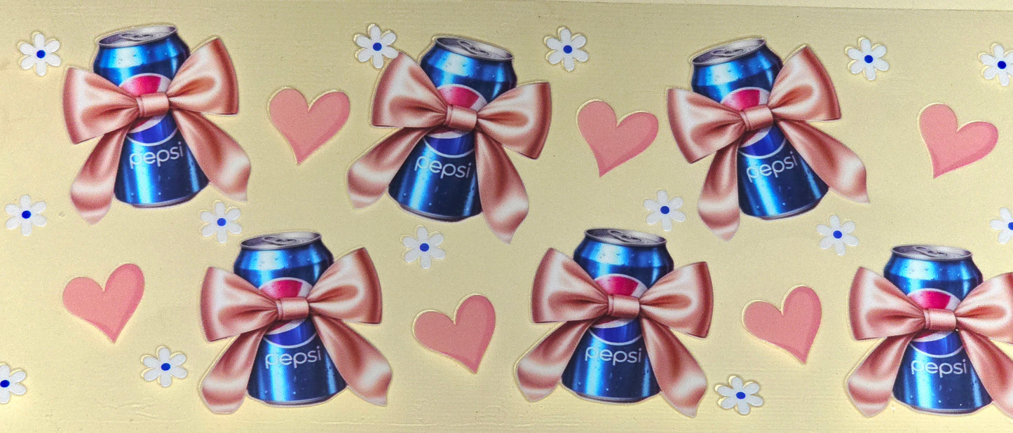 Soda and bows uvdtf wrap