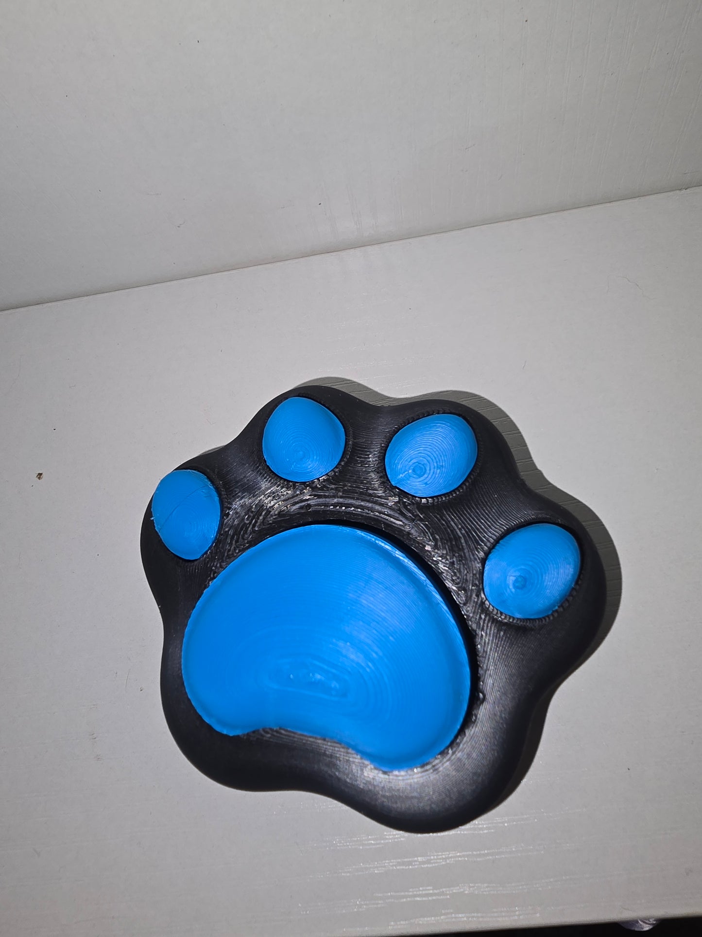 3D paw print clicker