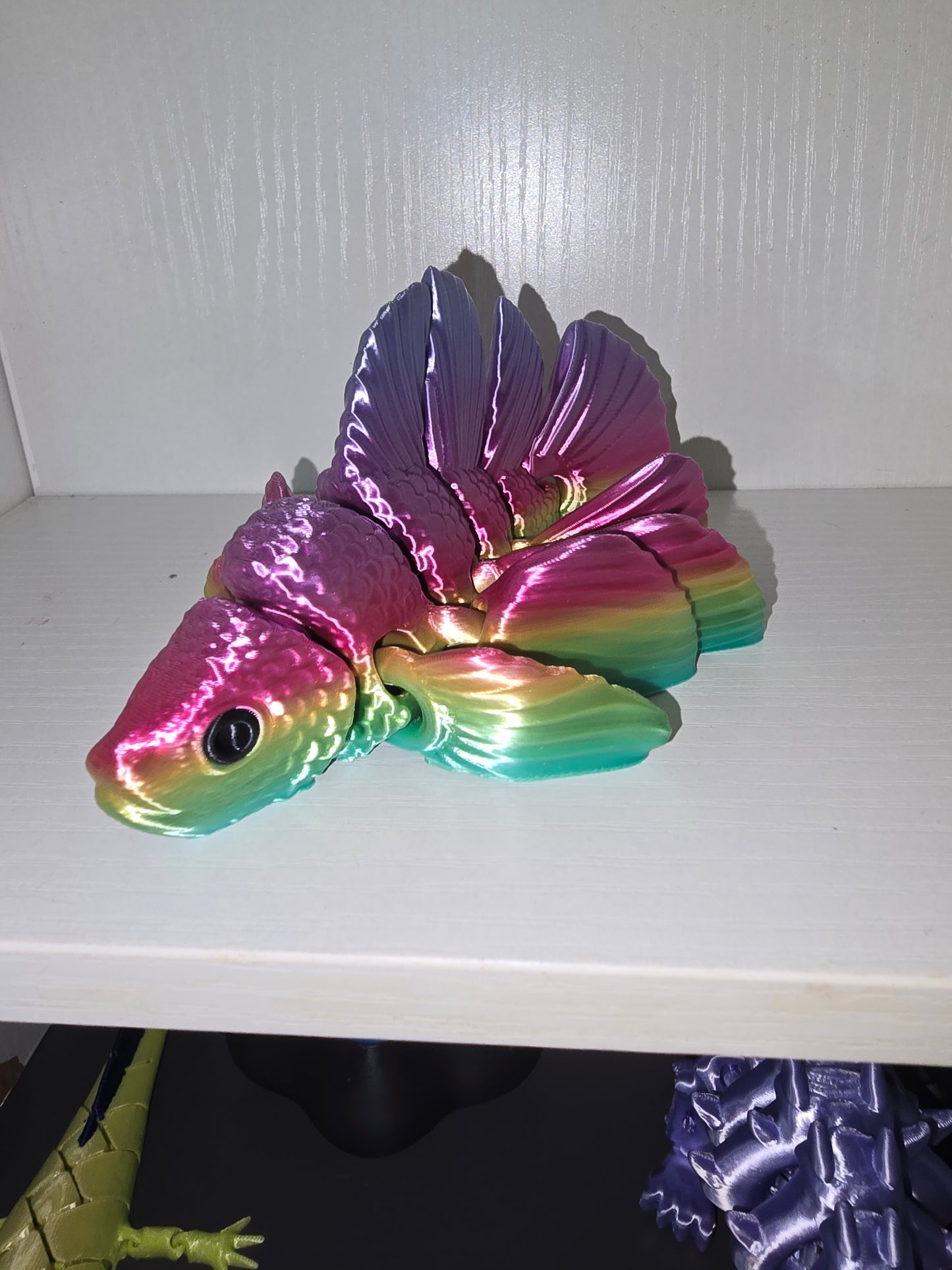 3D rainbow beta fish