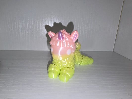 3D unicorn llama