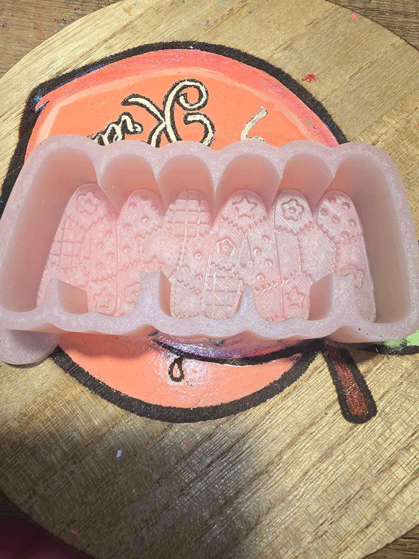 Patchwork mama freshie mold