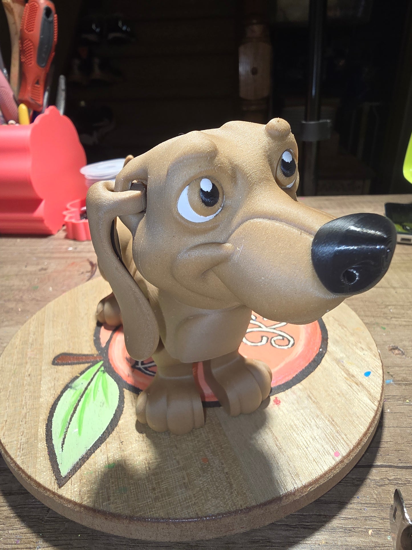 3D wiggle butt weenie dog