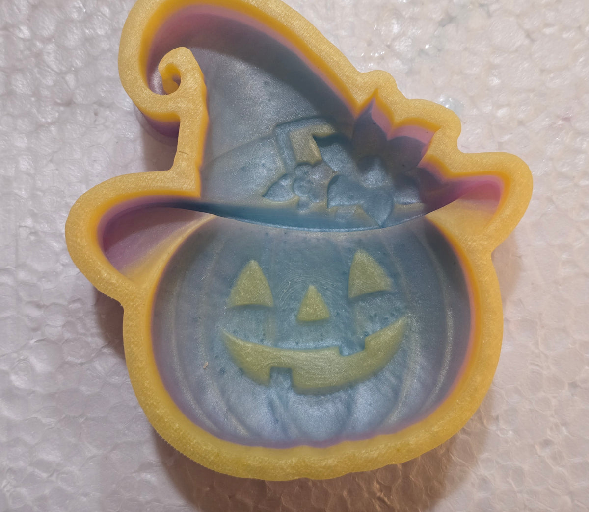 3D jack-o-lantern freshie mold