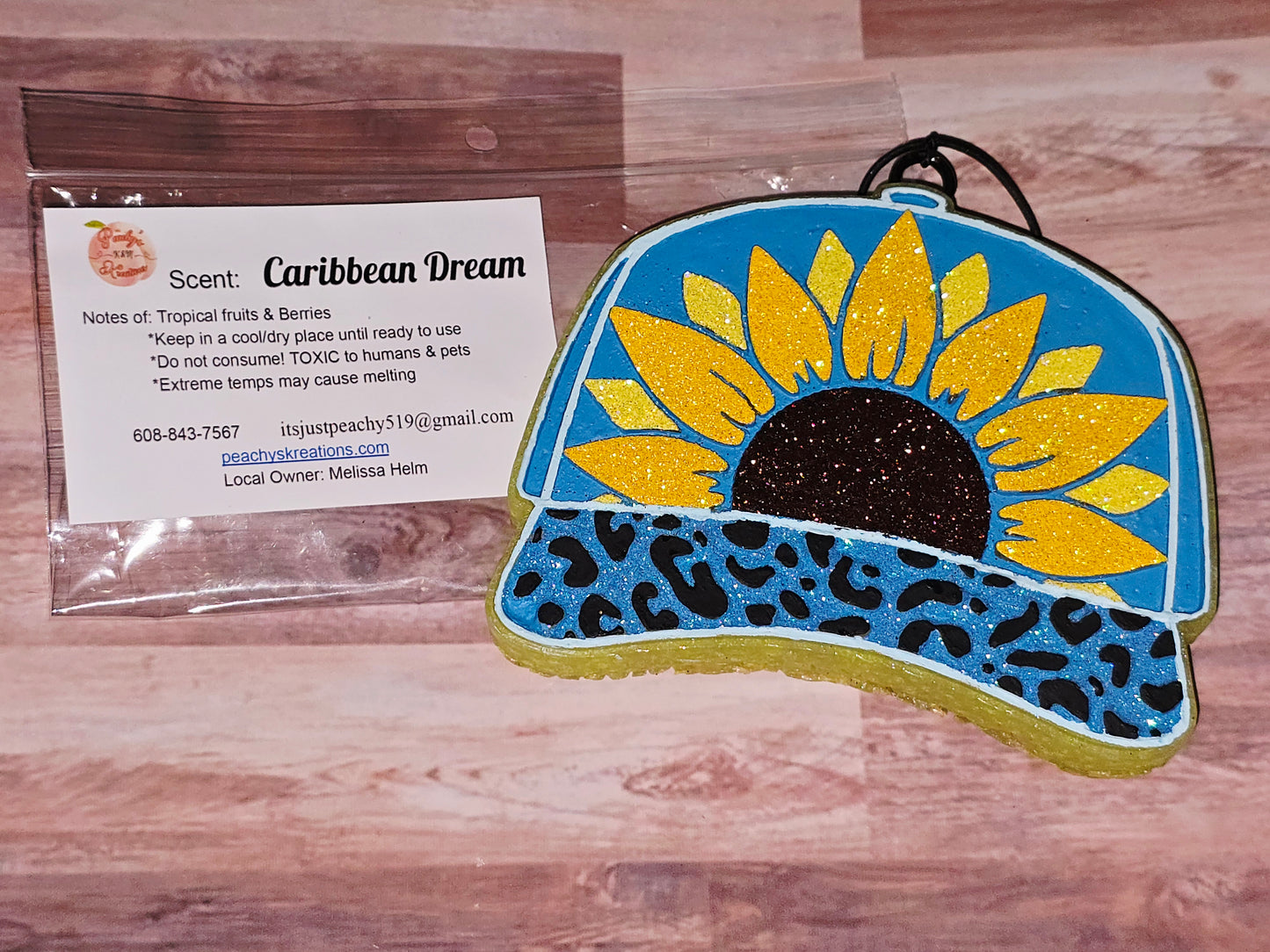 Sunflower trucker hat freshie