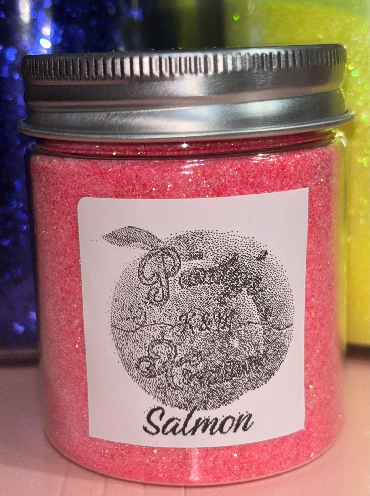 Salmon Micro Fine iridescent, Glitter (Cosmetic Grade)
