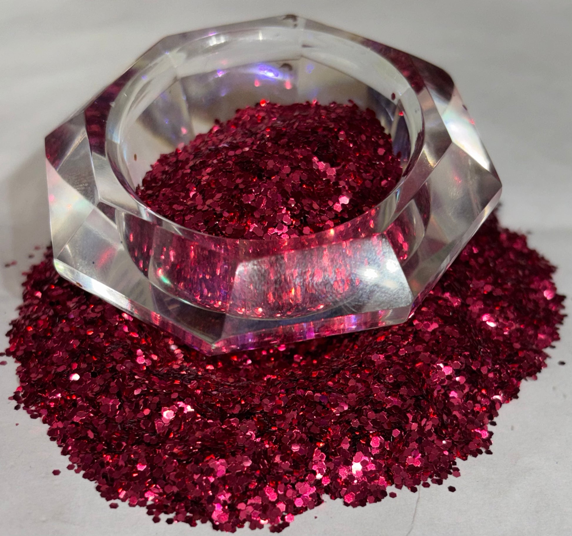 Glitter Raspberry Raspberry Delight Metallic med. Grain Glitter – Peachy’s Kreations
