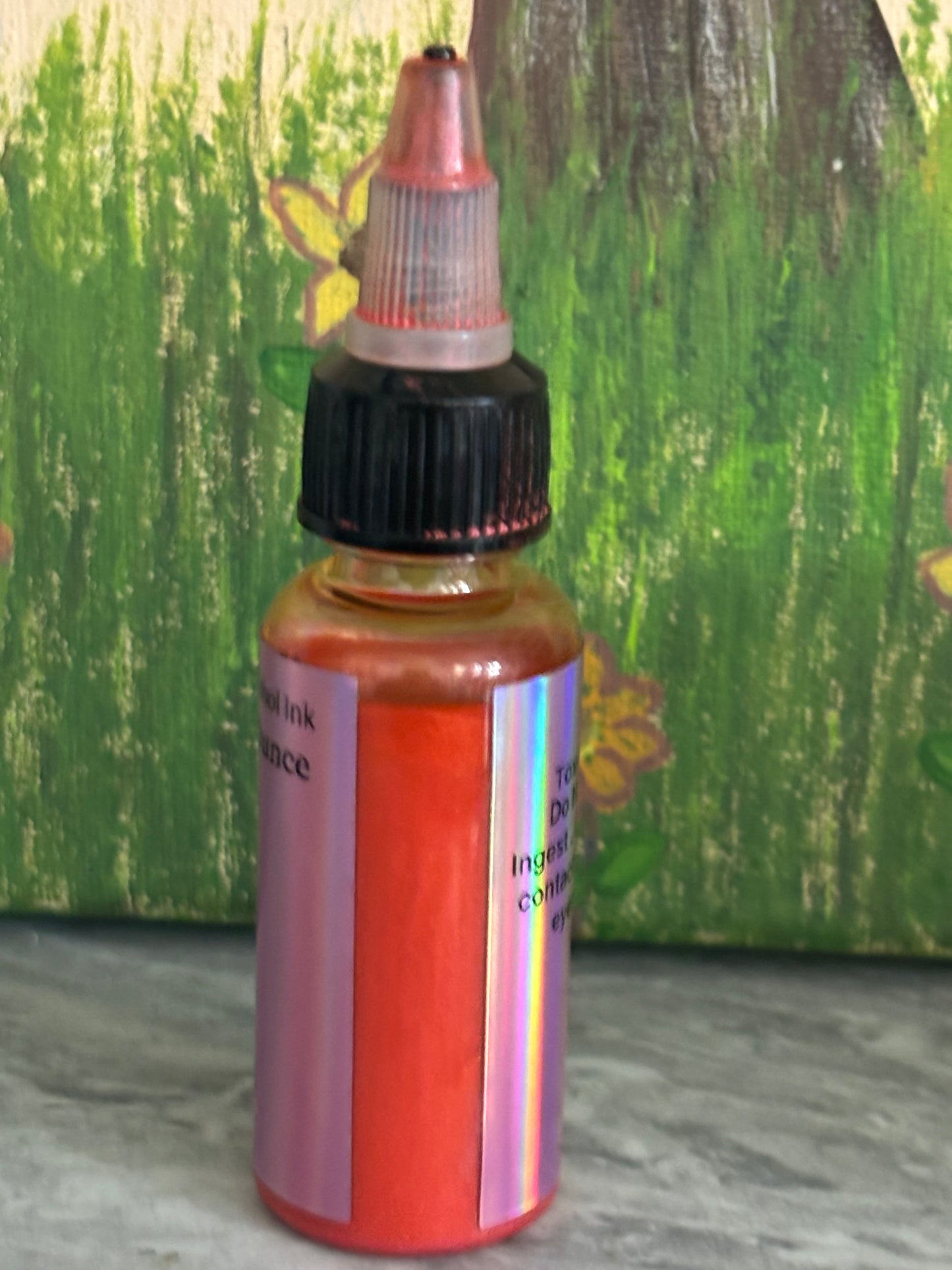 Peachy Alcohol Ink