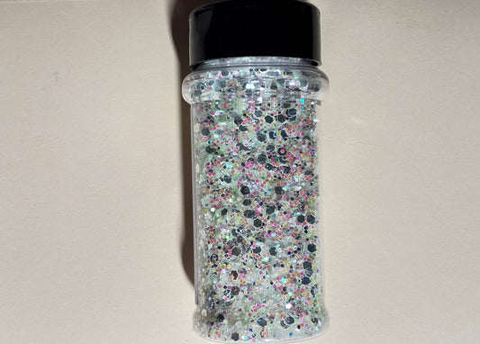 Electrified Yeti glow glitter