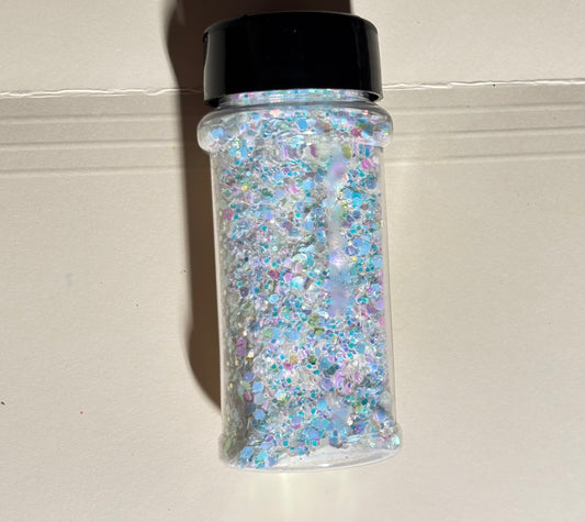 Electric Periwinkle glow glitter