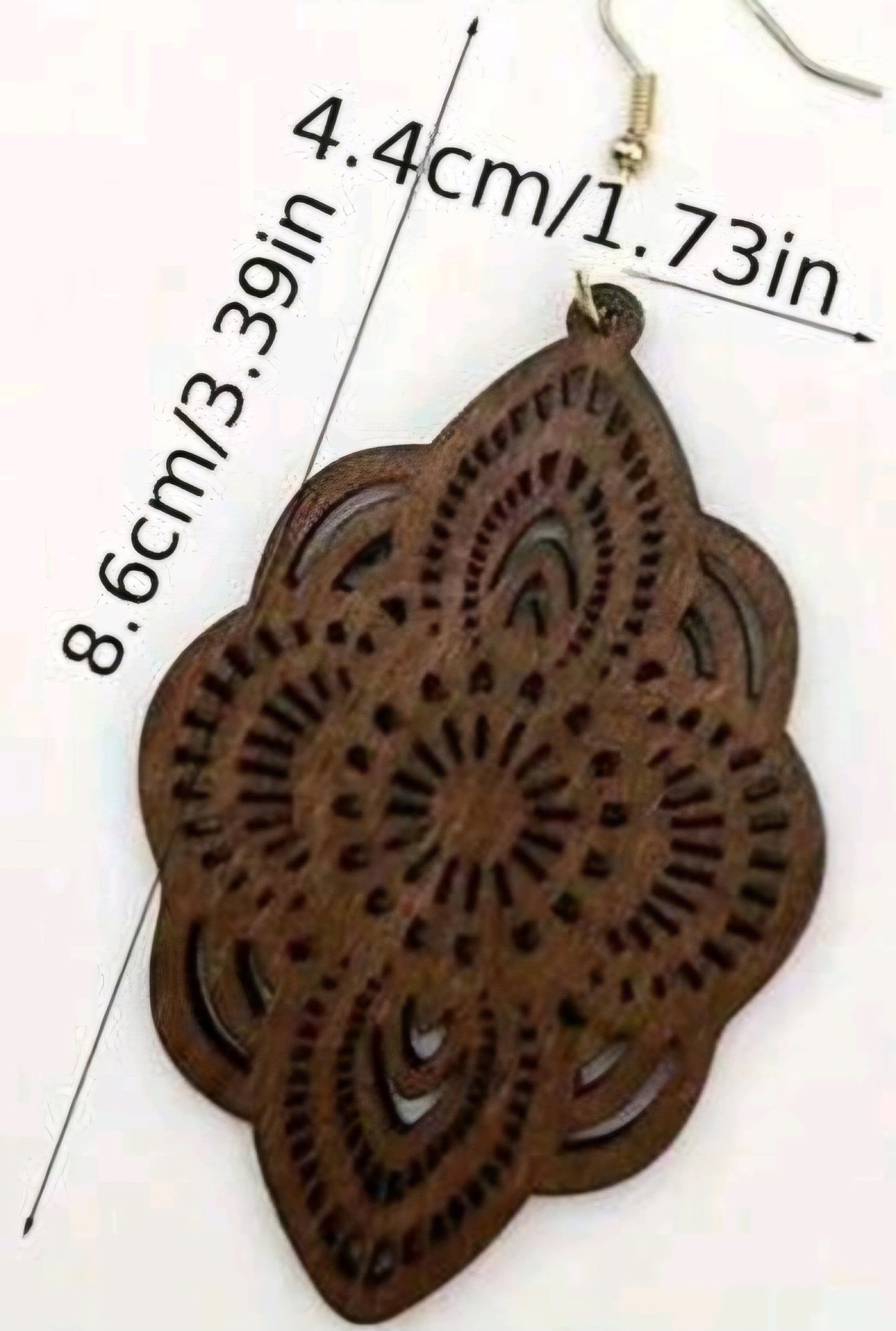 Boho lace cut out earrings