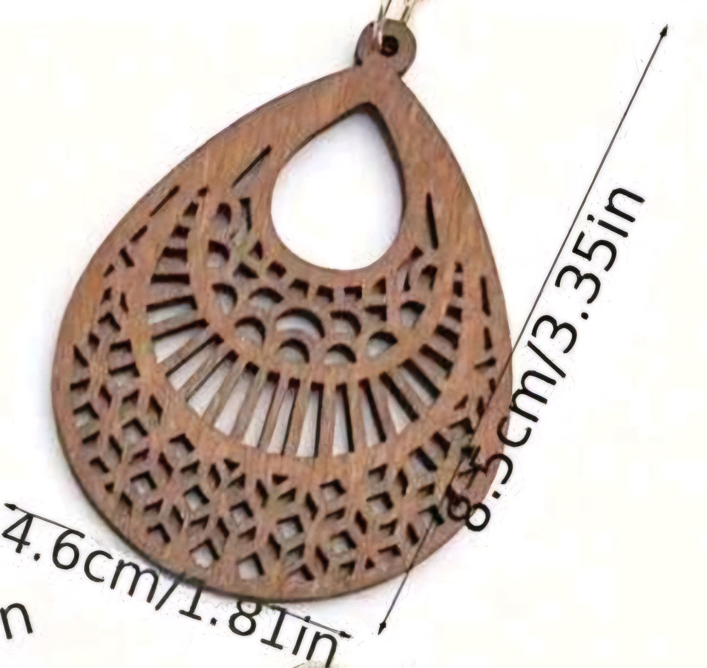 Boho cut out earrings