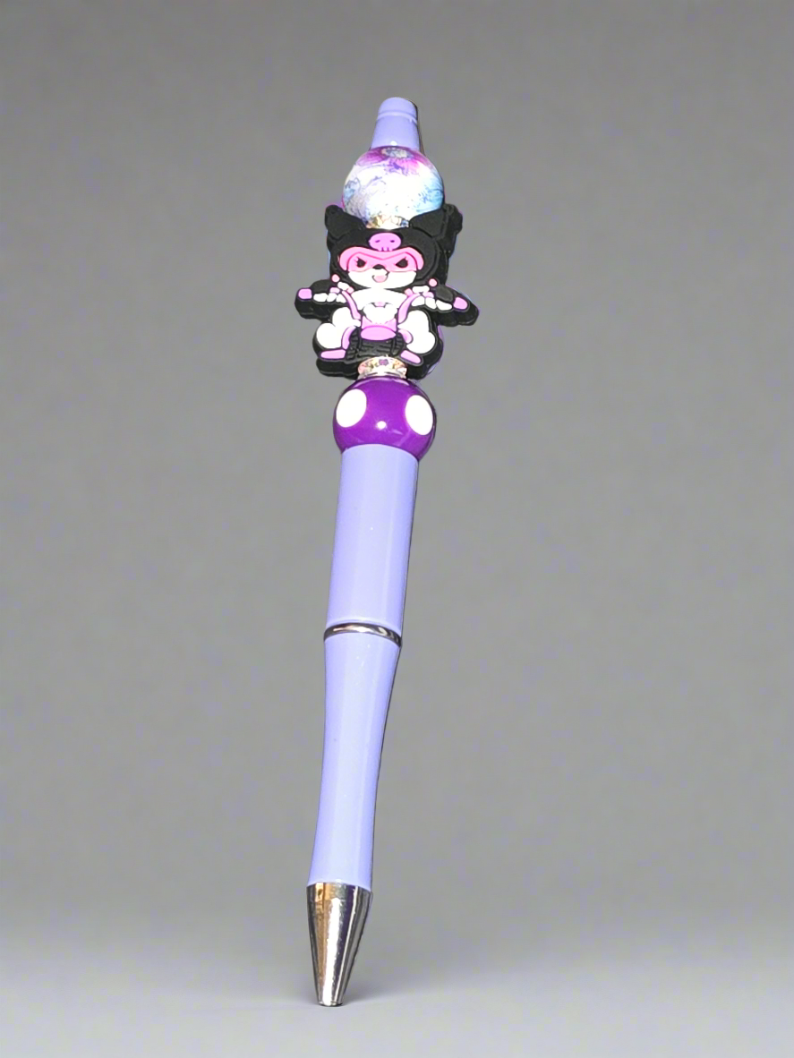 Kuromi hello kitty focal beaded pen