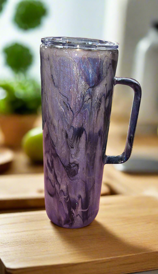 20 oz skinny "Abalone" tumbler