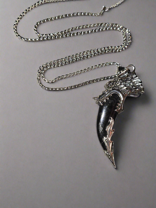 Wolf tribal necklace