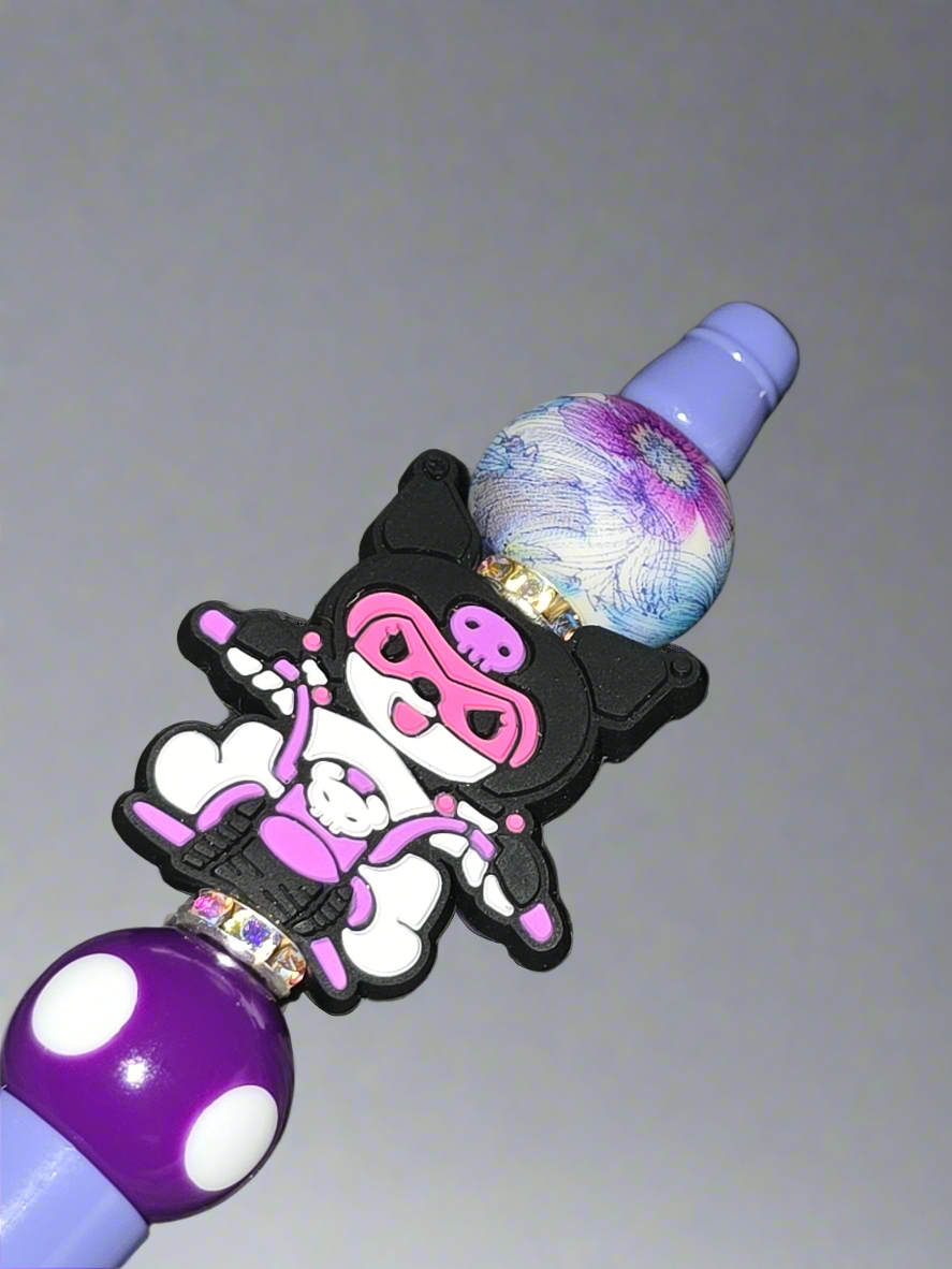 Kuromi hello kitty focal beaded pen