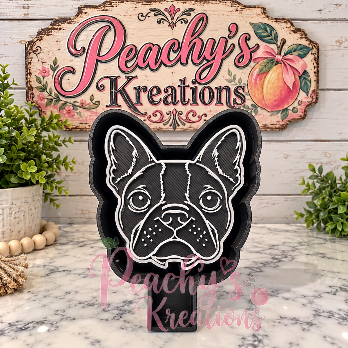 Boston Terrier freshie mold