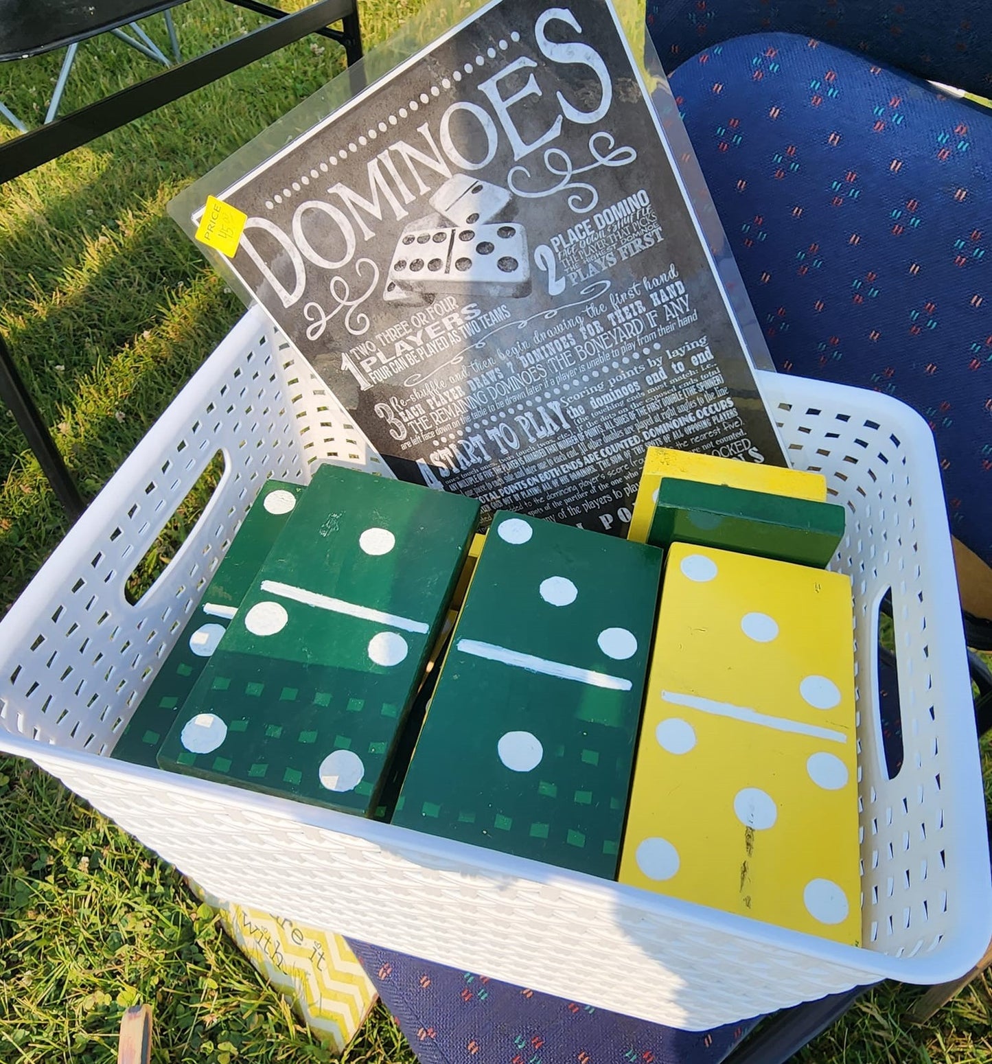 Outdoor Wooden Domino Set