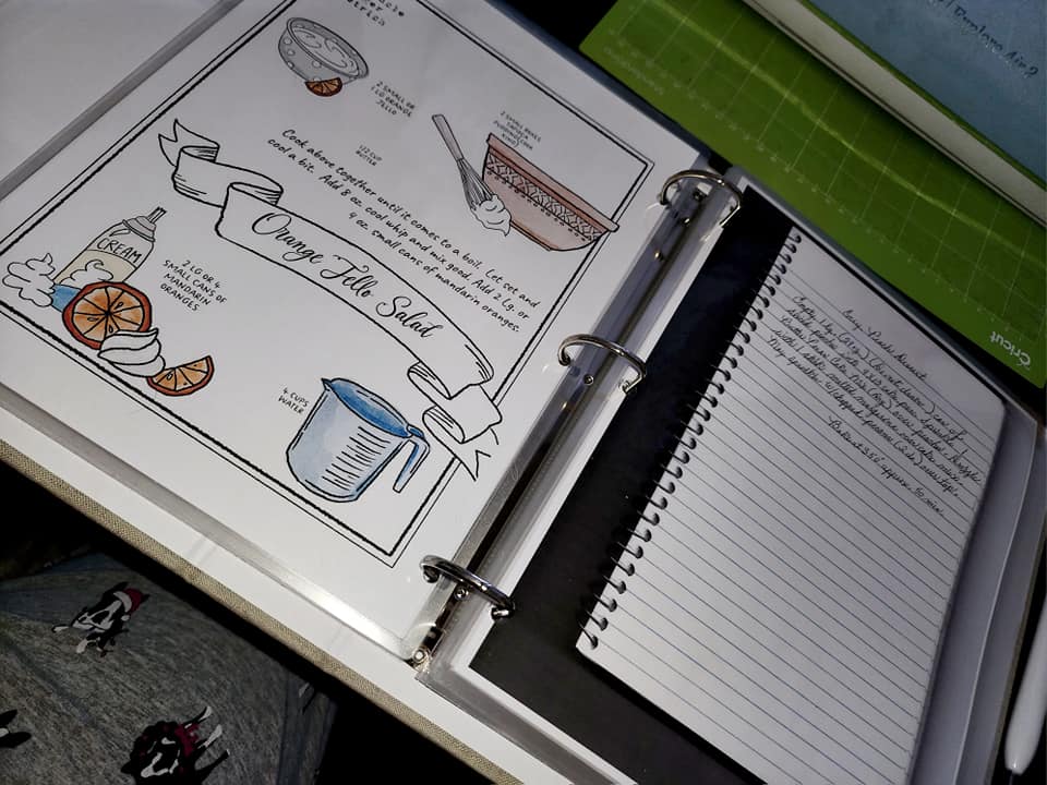 Personalized recipe binder