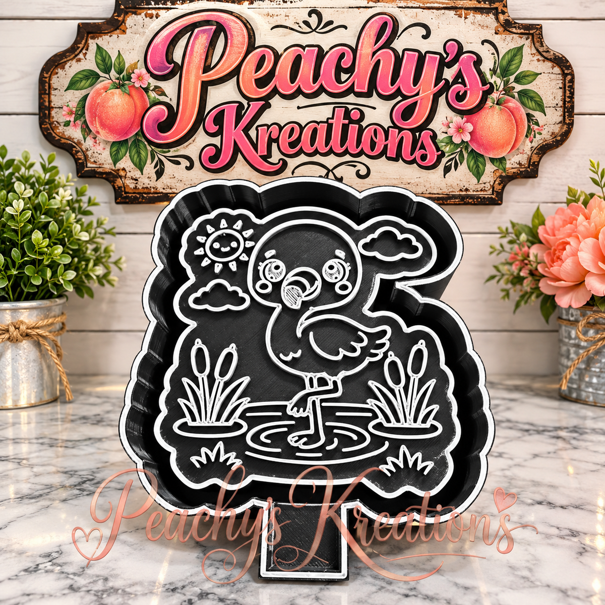 Flamingo freshie mold