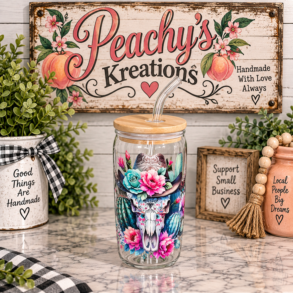 16 oz glass tumbler