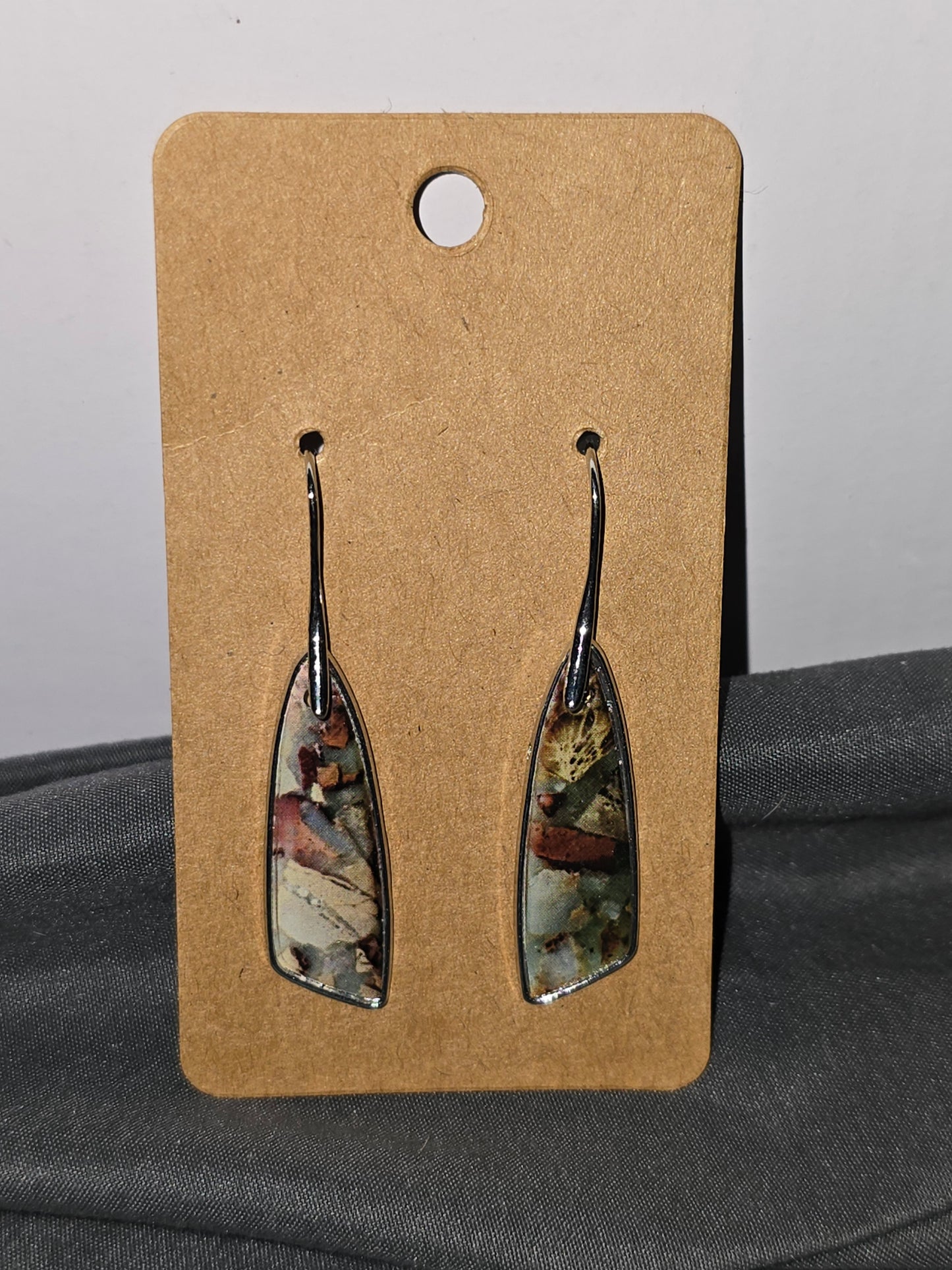 Unique earthtone earrings