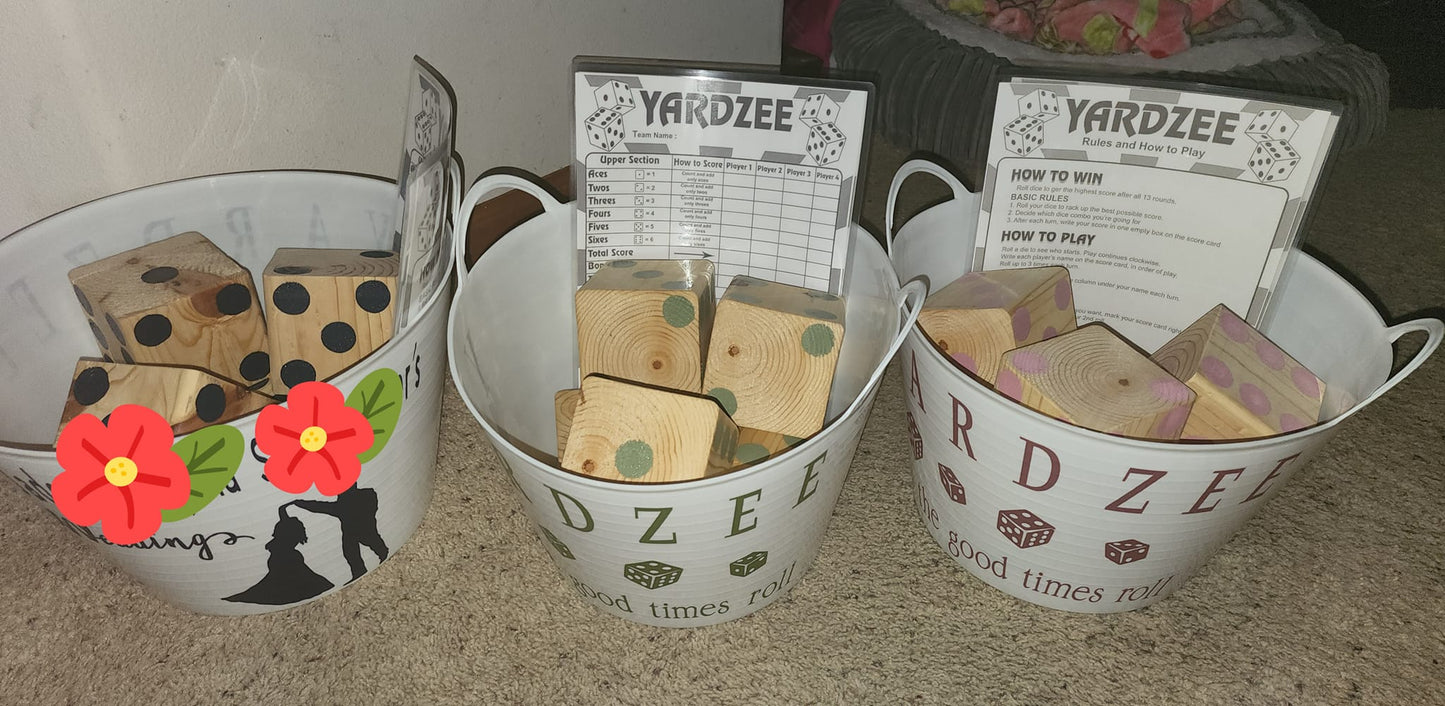Outdoor Yardzee Dice Game